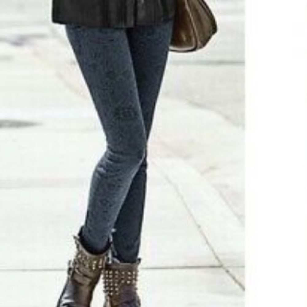 Cabi lace pattern jeans